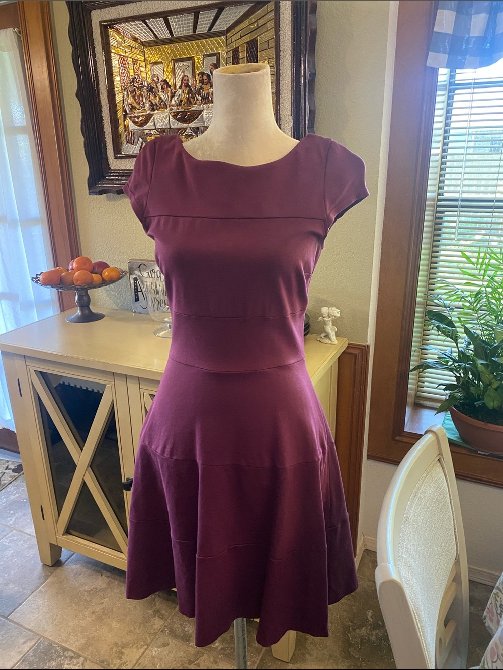 Banana Republic Plum Midi Dress